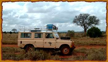 Landy im Tsavo