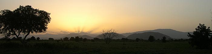 Sonnenuntergang, Tsavo Ost