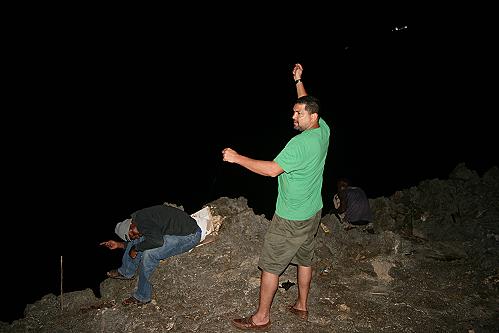 night fishing in Vuma
