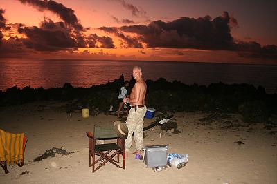 night fishing in Vuma