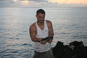 night fishing in Vuma