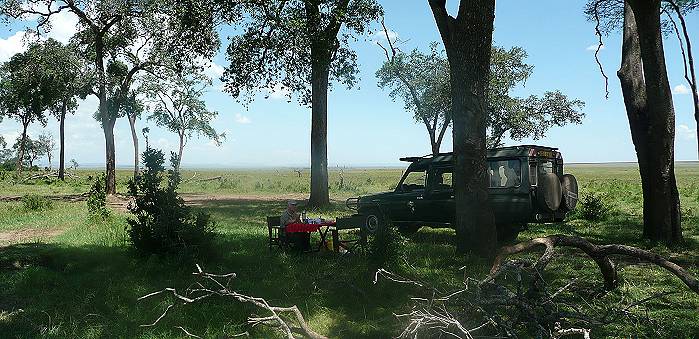 Lunch in der Masai Mara