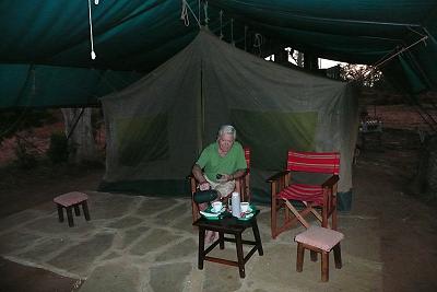 Tony Pluss im Tarhi Camp