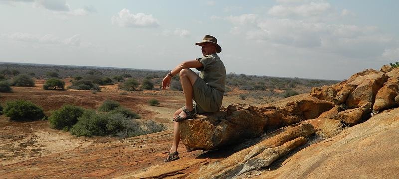 Jörg Reinecke auf dem Mudanda Rock