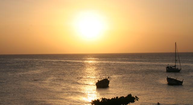 Sonnenuntergang auf Zanzibar