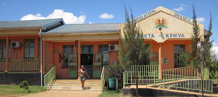 neue Taveta Grenzstation