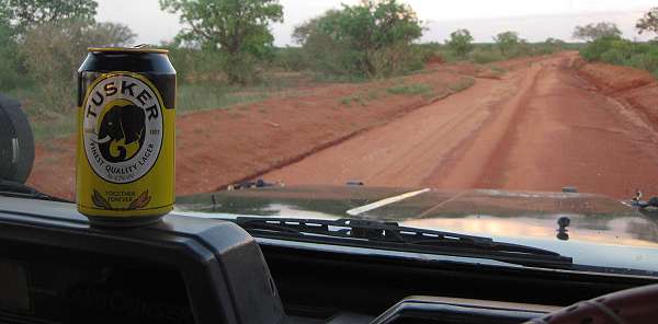 mit dem KAD 643 G im Tsavo unterwegs