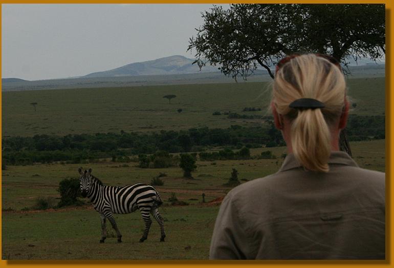 Petra Reinecke on Safari