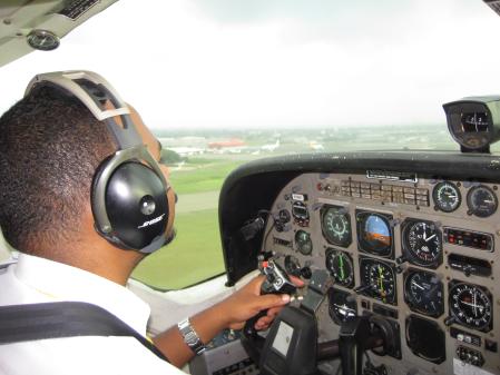 Anflug auf Sansibar