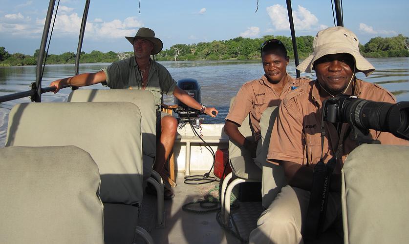 Bootsafari auf dem Rufiji River, Selous