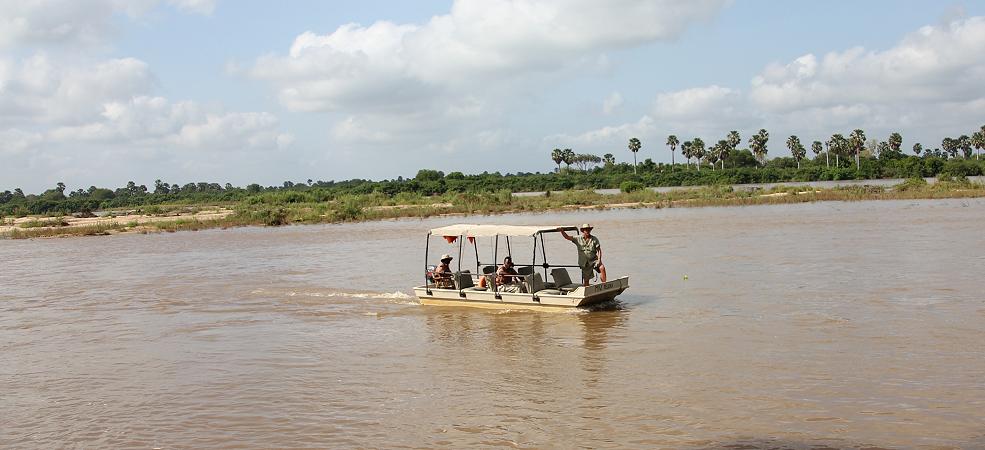 Bootsafari auf dem Rufiji River