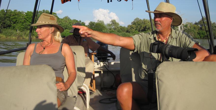 Bootsafari Rufiji River, Selous