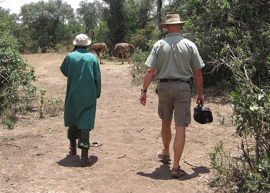 Jörg und Petra Reinecke beim David Sheldrick Wildlife Trust