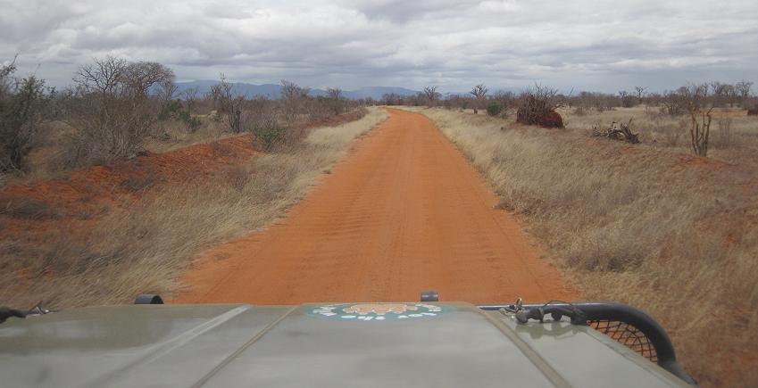Unterwegs im Tsavo Ost