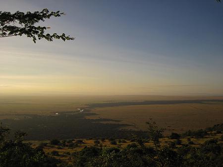 Aussicht vom Kilima Camp
