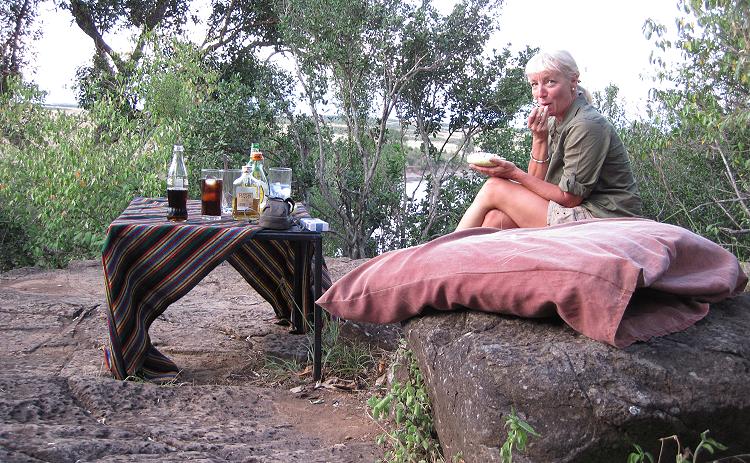 Sundowner im Mara Eden Safari Camp - Masai Mara