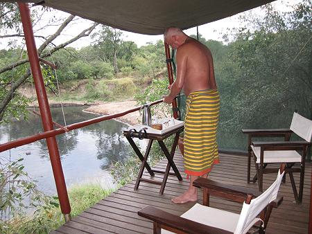 Mara Bush Camp - private wing