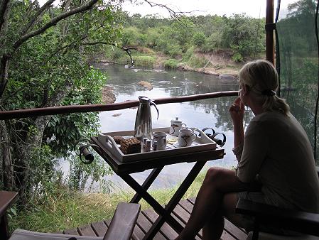 Mara Bush Camp - private wing