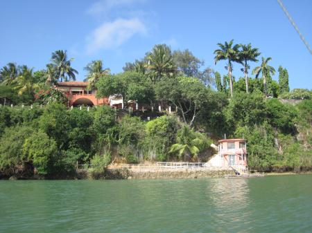 Mit der Baba Karl im Mtwapa Creek - Mtwapa