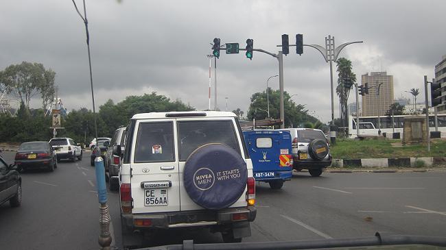 auf dem Weg in die Masai Mara