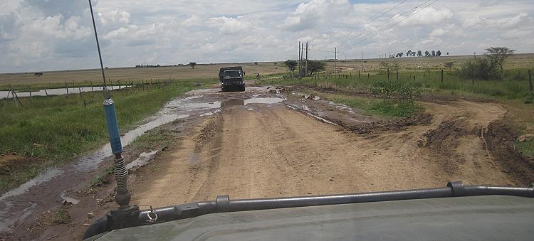 auf dem Weg nach Nairobi