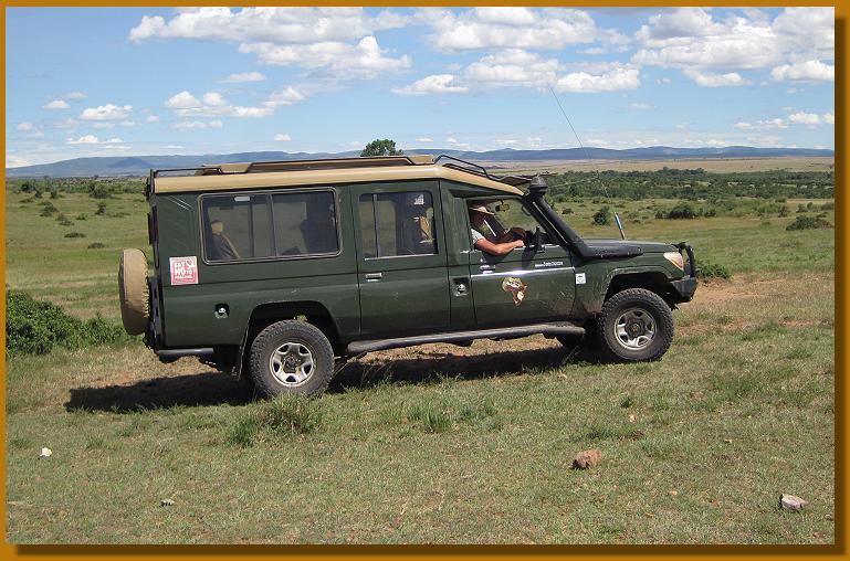 Unterwegs in der Masai Mara