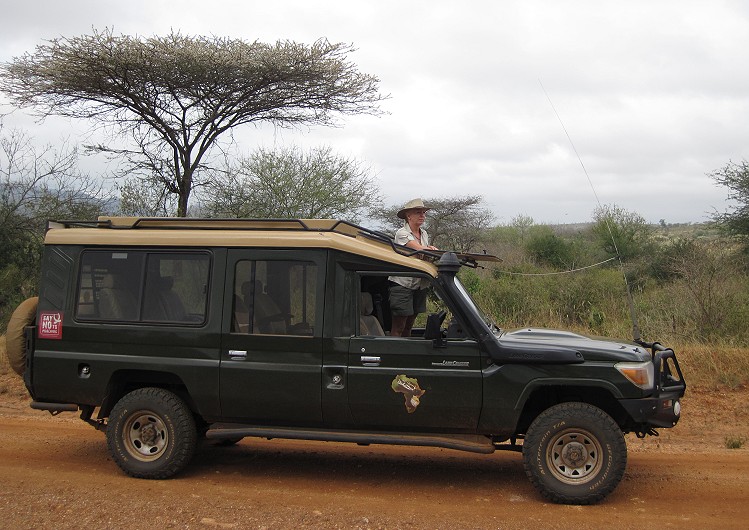 Petra Reinecke on Safari