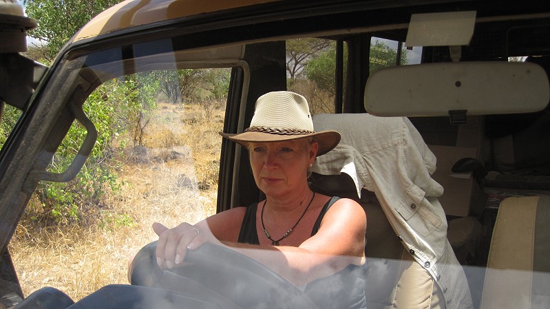 Petra Reinecke on Safari