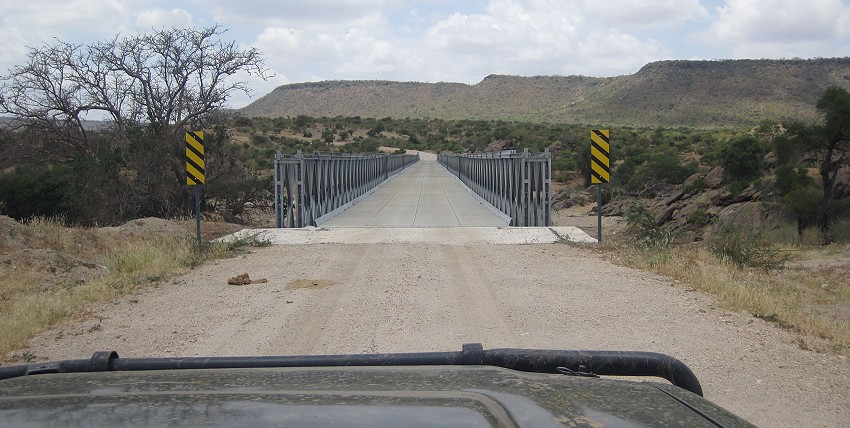 Neue Tsavo Galana River Brücke