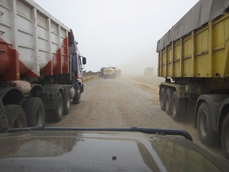 auf dem Weg in Richtung Mombasa