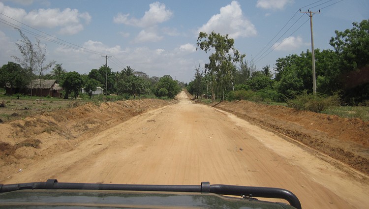 Bushpiste von Watamu bis zum Galana Crocodile Camp