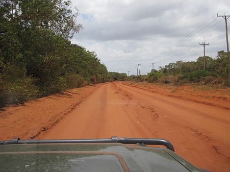 Bushpiste von Watamu bis zum Galana Crocodile Camp