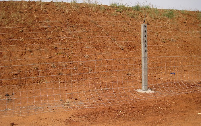 Schutzzaun Schnellfahrstrecke Tsavo