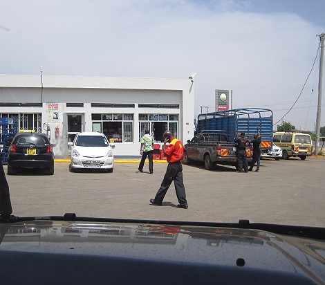 Tankstelle in Voi