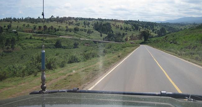 on the road to Samburu