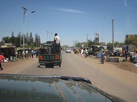 on the road to Samburu