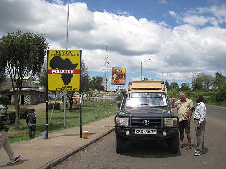 Äquator vor Nanyuki