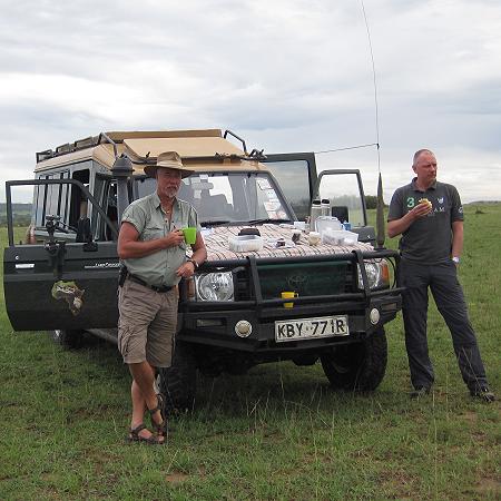 Bushfrühstück, Masai Mara