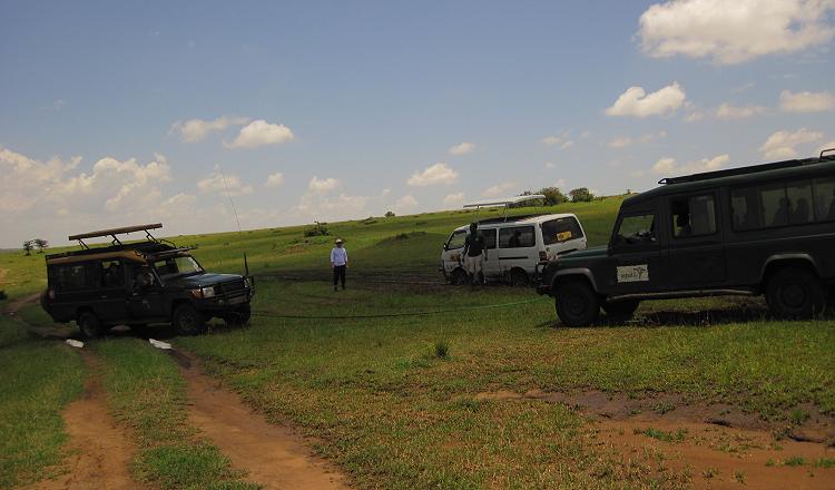 Festgefahren, Masai Mara
