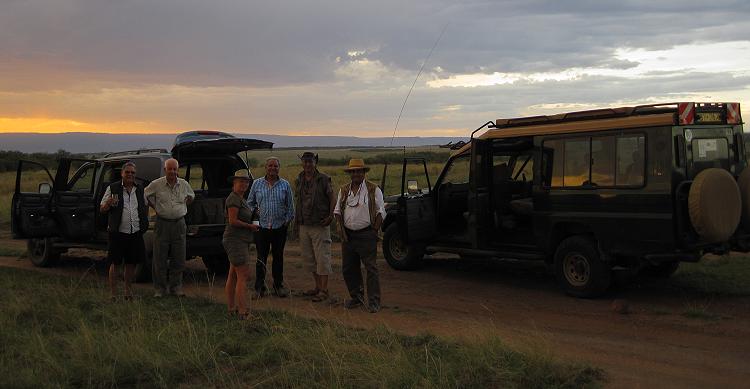 special Sundowner in Masai Mara