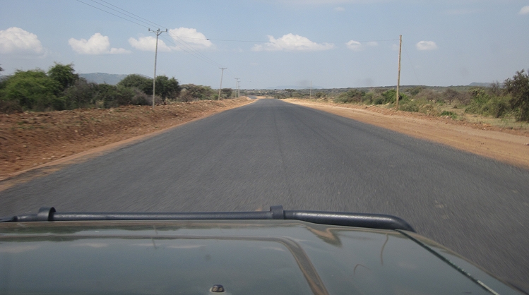 auf dem Weg in die Masai Mara