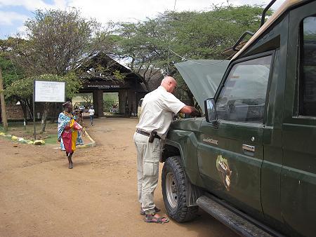auf dem Weg in die Masai Mara