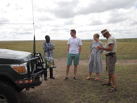 Bushdrink - Pause in der Masai Mara