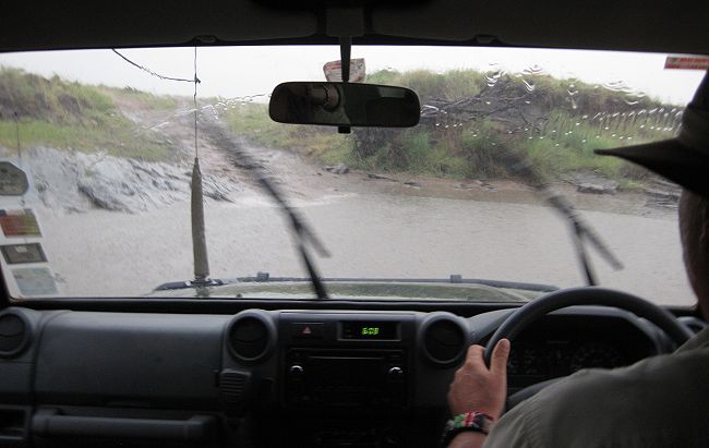 Regen in der Masai Mara