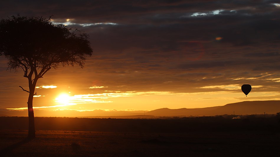 Sonnenaufgang Masai Mara