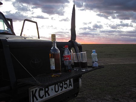 Masai Mara, Sundowner