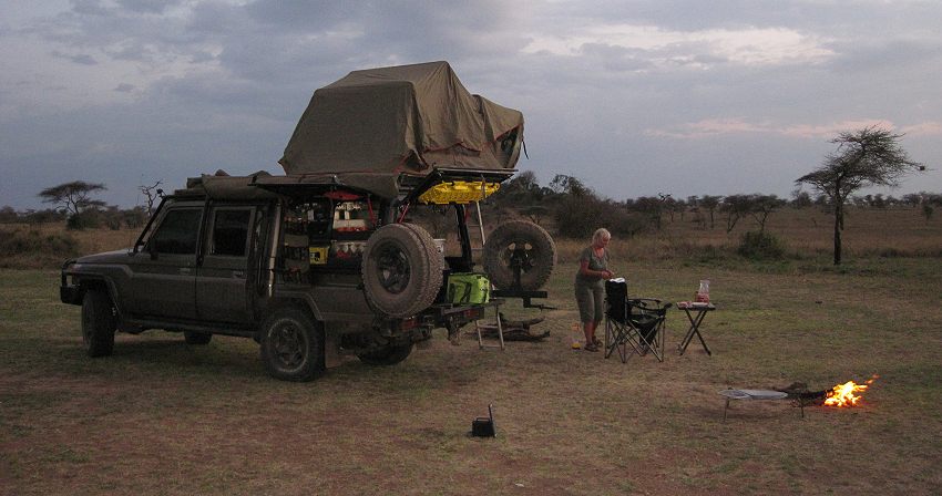 Dik Dik public campsite -  Serengeti, Seronera area