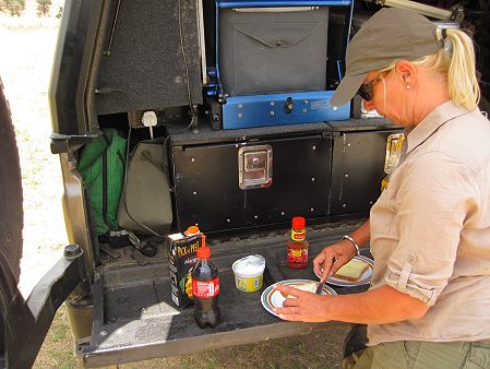 Lunch in der Serengeti