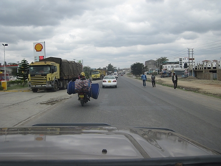 Nairobi in Richtung Namanga