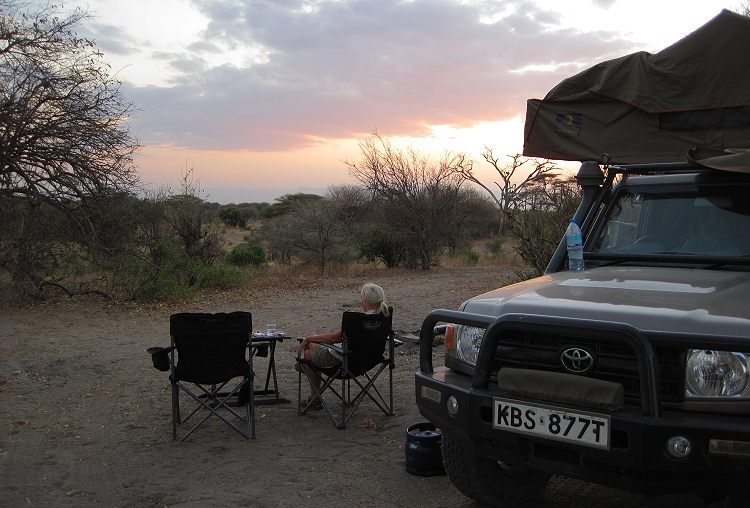 Camping im Tarangire National Park, Tansania